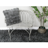 Small Antique Grey Bench