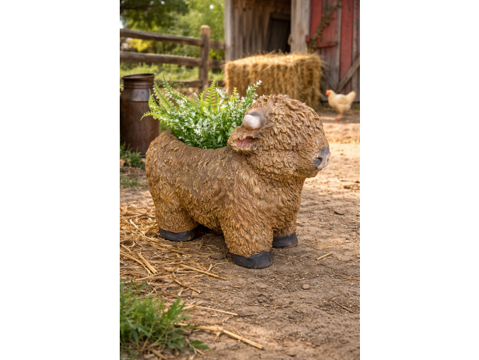 Highland Cow Planter