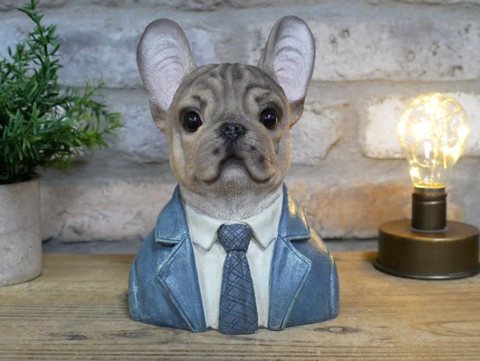 Small Frenchie Dog Bust