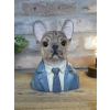 Small Frenchie Dog Bust