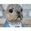 Small Frenchie Dog Bust