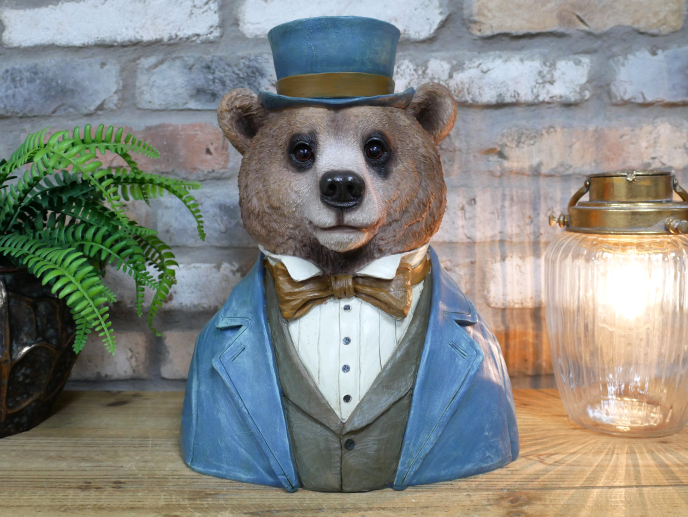 Large Bear Bust