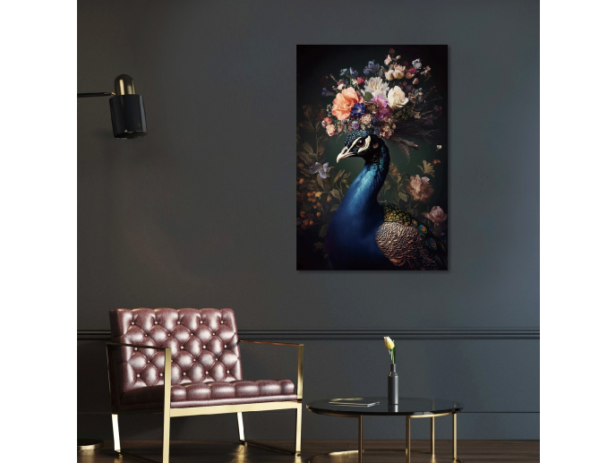 Flower Bird Wall Art