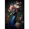 Flower Bird Wall Art