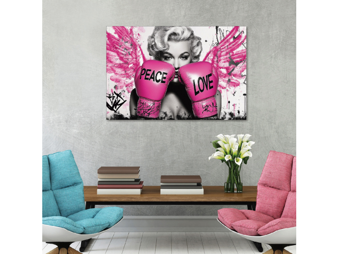 Boxing Marilyn Wall Art