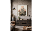 Pig With Mohawk