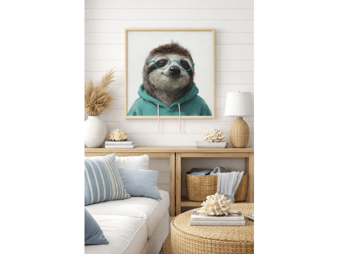 Sloth In A Hoodie