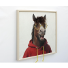 Horse In A Red Hoodie