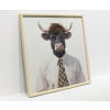 Bull In A Shirt & Tie