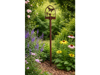 Rusty Spade Stake With Butterfly