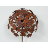 Rusty Flower Head Stake