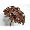 Rusty Flower Head Stake