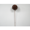 Rusty Flower Head Stake