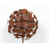 Rusty Flower Head Stake
