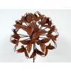 Rusty Flower Head Stake