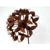 Rusty Flower Head Stake