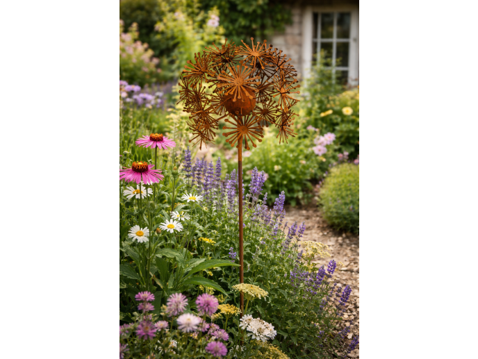 Rusty Flower Stake