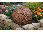 Rusty Flower Ball - Small