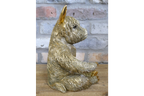 Gold Highland Cow Wine Bottle Holder Funny Drink Glass Stand Ornament