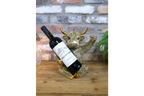 Gold Highland Cow Wine Bottle Holder Funny Drink Glass Stand Ornament