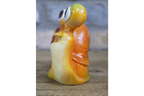 Cute Happy Snail Resin Ornament Funny Orange Garden Slug Figurine