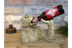 Funny Gold Monkey Wine Bottle Holder Chimp Beer Countertop Display