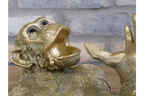 Funny Gold Monkey Wine Bottle Holder Chimp Beer Countertop Display