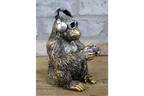 Gamer Monkey Resin Ornament Funny Chimp Video Game Controller Figurine