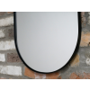 Black Oval Mirror - Small