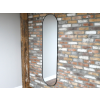 Black Oval Mirror - Large
