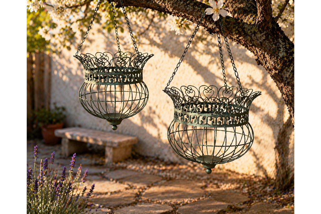 Set Of 2 Hanging Baskets