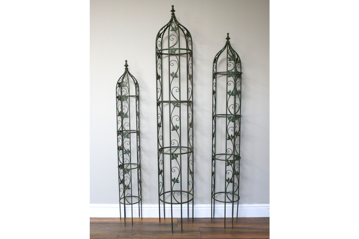 Set Of 3 Large Oblisks