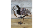 Metal Bird Sculpture - Rustic Copper Garden Ornament & Home Decor