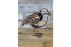 Metal Bird Sculpture - Rustic Copper Garden Ornament & Home Decor