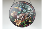 Mallard Duck Stained Glass Suncatcher Hanging Window Panel Ornament