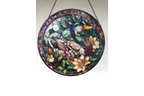 Mallard Duck Stained Glass Suncatcher Hanging Window Panel Ornament