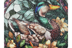 Mallard Duck Stained Glass Suncatcher Hanging Window Panel Ornament