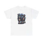Grim Reaper Collage Printed T-Shirt 100% Cotton Novelty Scary Halloween Death Tee White
