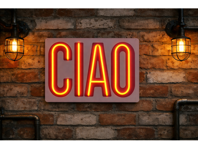 Ciao - LED sign