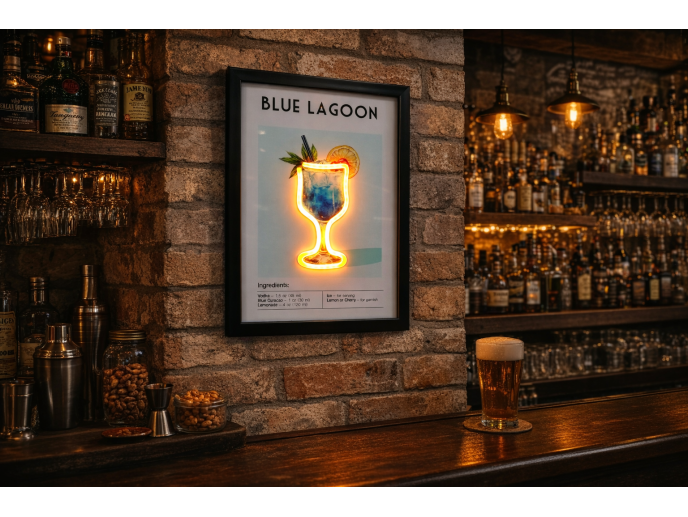 Blue Lagoon - LED Sign