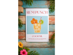 Rum Punch - Tin Sign