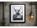 Cow In The Bath - Frame