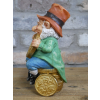Leprechaun Sat On Gold Coins