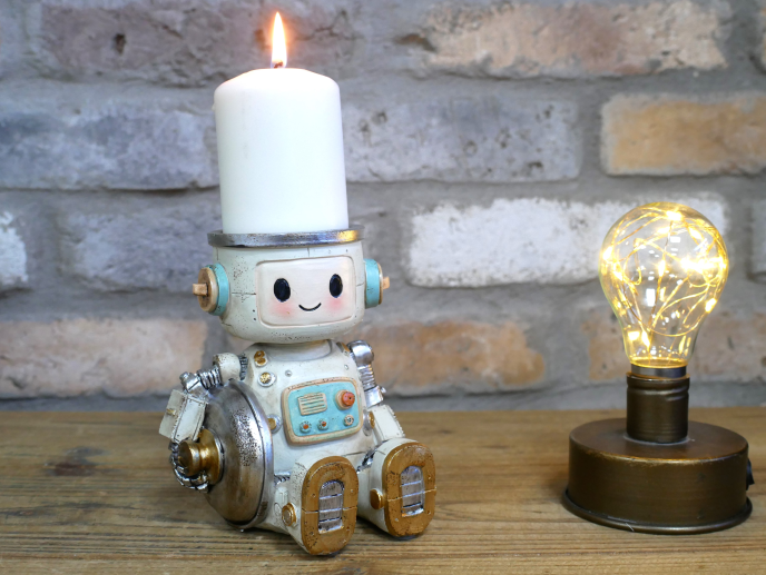 Robot Candle Holder