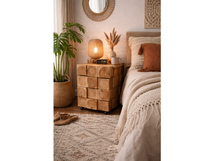 Chunky Bedside Cabinet