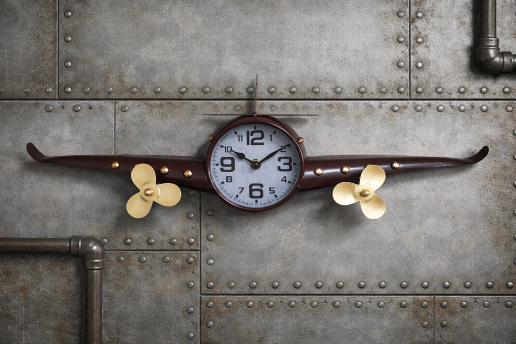 Small Aeroplane Clock