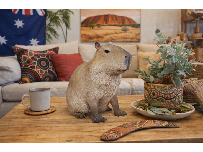 Sitting Capybara