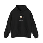 Haunted Skull & Dagger Printed Hoodie Unisex Hooded Sweatshirt Creepy Halloween Clothing Goth Gift Black