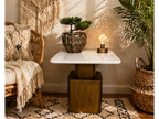 Side Table With Marble Top