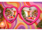 Love Heart Glasses Mirror